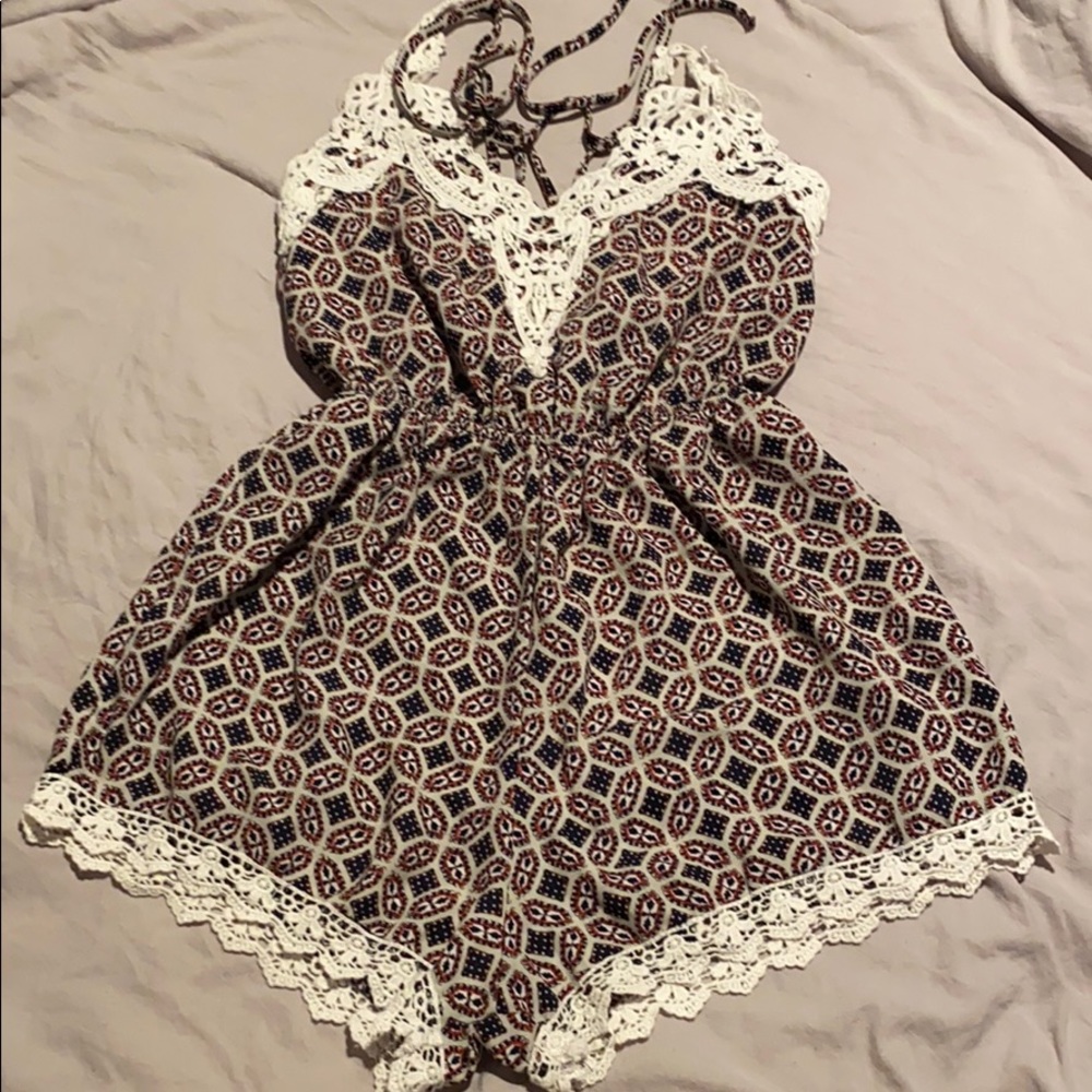 Women's multicolored romper